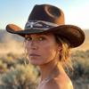 Bull Skull Fedora Hat Dress Up Topper Hat Vintage Western Cowboy Hat  Stage Performance