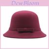Kid And Adult Wool Felt Bowler Hat With Sun Protection For Spring And Autumn