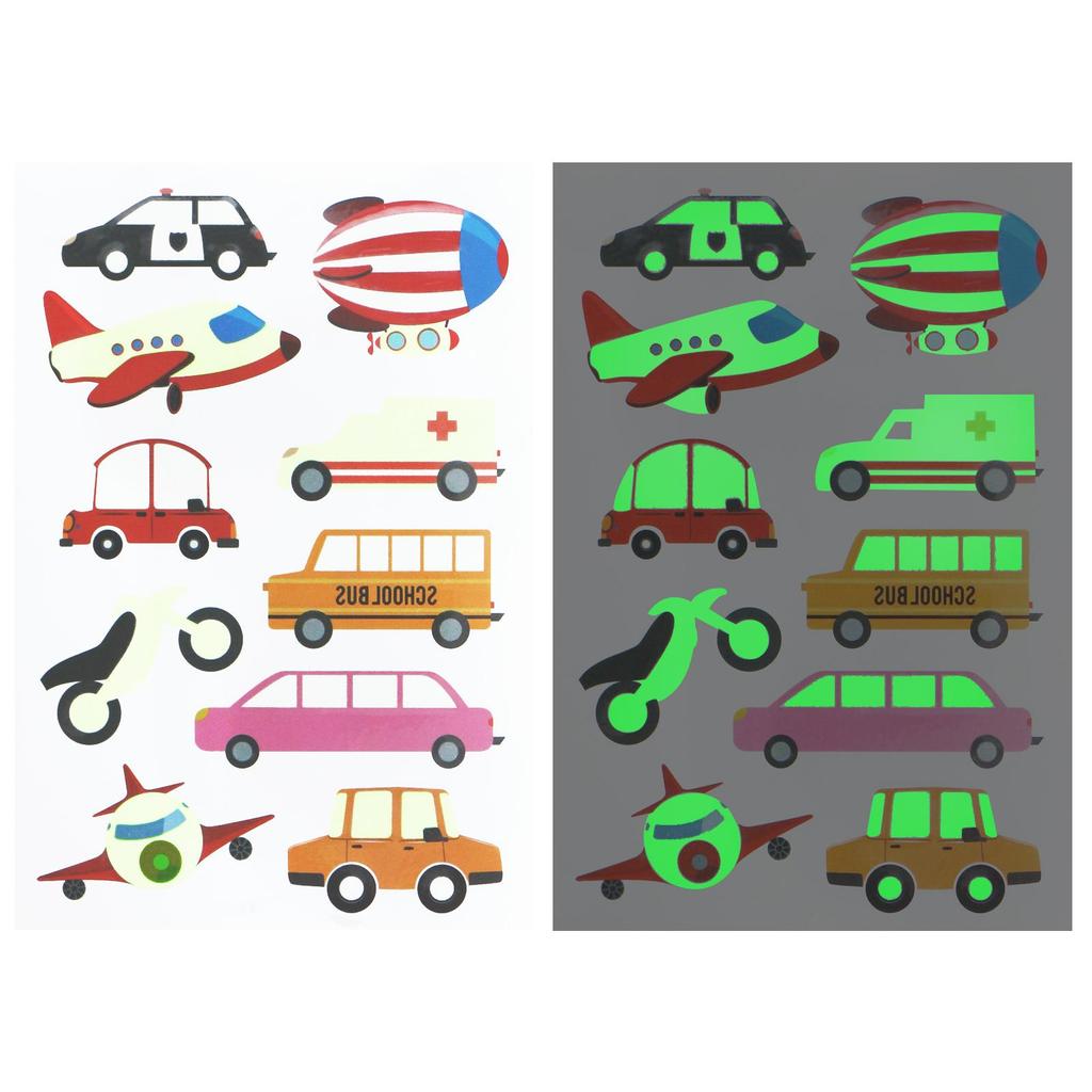 Tattoo Stickers Luminous Child Kid Temporary Fake Tattoos Glow Paste On Face Arm Leg for Children Body Art Unicorn Sticker Toy