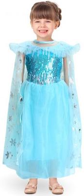 Princess Blue Lady Costume 95/110Cm