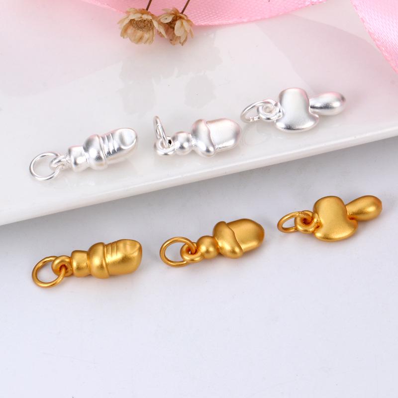 Sterling Silver Li Fei Dao Little Fat Axe Head DIY Pendant Bracelet Charm