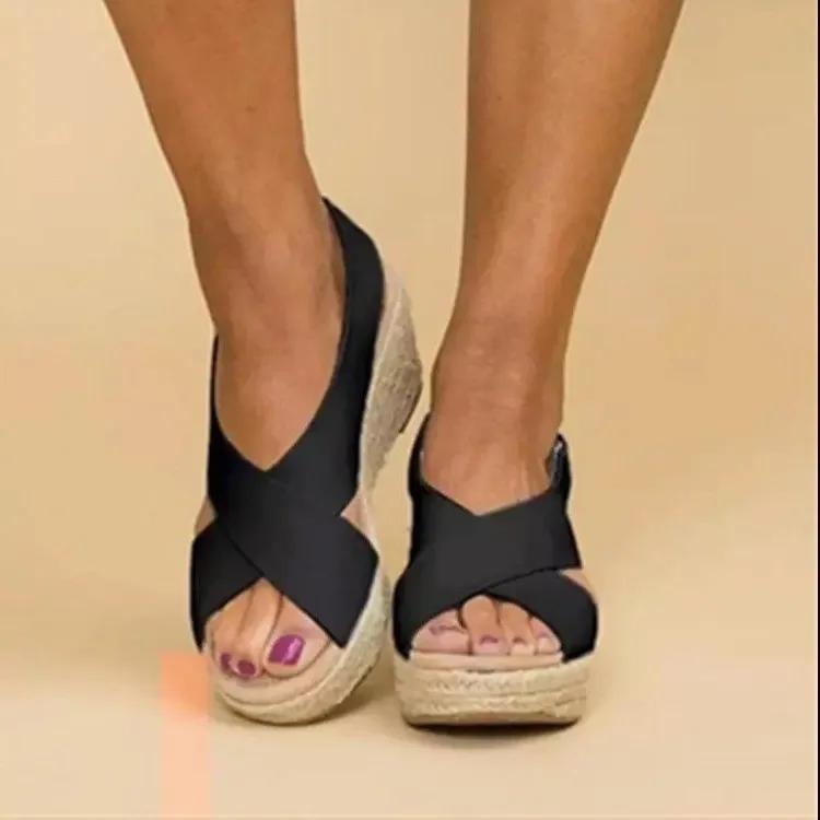 Women s Slippers Ladies Casual Platform Sandals Open Toe Sandals Female Beach Sandals Womens Shoes 35