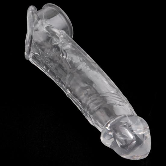 Cock Ring Lengthened Good Toughness Compact Delay Ejaculation Lock Ring for Sex
