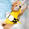 Adjustable Dog Life Jacket Cartoon Dog Swimming Suit Pet Life Vest Dog Surfing Clothes  Pool Party