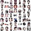 54-Piece Japanese Anime Manga Graffiti Stickers for Suitcases, Skateboards, Water Cups, and Notebooks