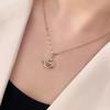 New Titanium Steel Crown Necklace Internet Celebrity Temperament Short Clavicle Chain Women's Light Luxury Niche Fashion Popular Jewelry