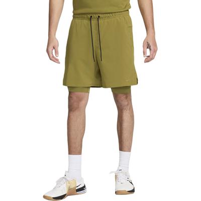 Solid Color Lace Loose Fit Five-Point Casual Shorts Men Shorts Moss-Green DV9334-307