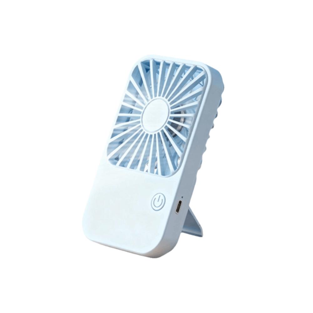 Ultra Thin Pocket Fan 3 Speed Desktop Stand Fan Portable Mini Handheld Fan  For Outdoor Travel