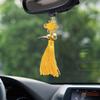 Copper Gourd and Chinese Knot Tassels Pendant Charm For Home Car Decors Amulet With Auspiciously Fengshuis Symbolism