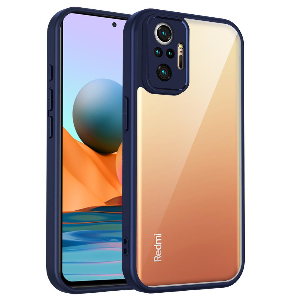 For Redmi Note 10 Pro Case Redmi Note 10 Pro Max Phone Case Note 10 Pro Air Cushion Silicon Bumper Clear Matte Back Cover Hard