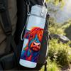 1PC Highland Cow Art Design 750ml Color Plastic Sports Water Bottle Leakproof Flip Straw Lid Suitable for Sports Office Home Use