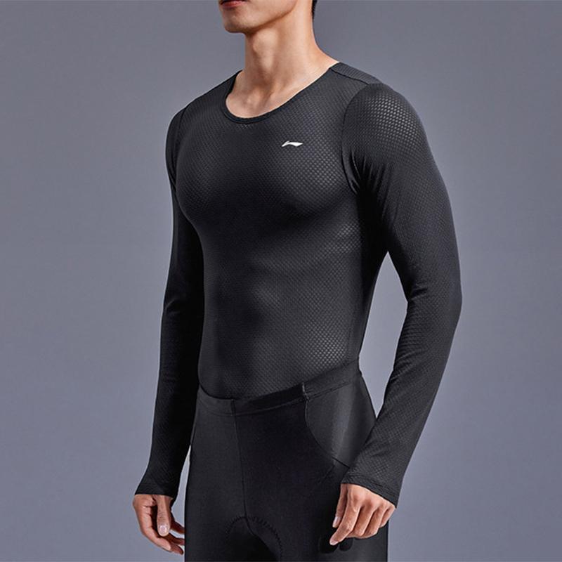 Li Ning Sports Quick-Dry Mesh Breathable Outdoor Workout Clothes Men Tops SDMW-903