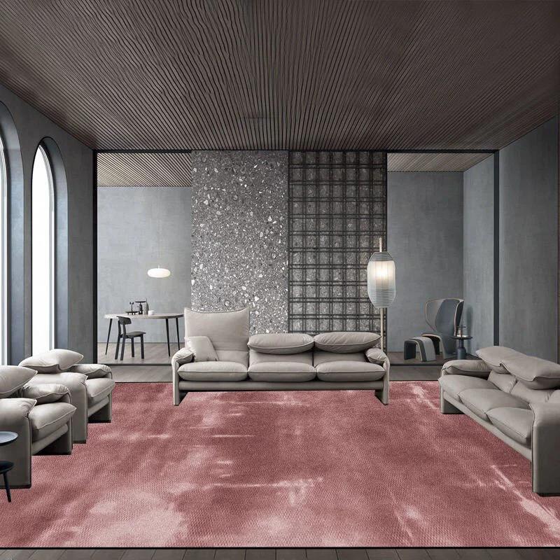 Modern Light Luxury Atmosphere Living Room Carpet Easy Cleaning Big Size Leisure Bedroom Rugs Non-slip Decoration Home Foot Mats