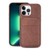 Multifunctional Vertical Flip Card Wallet Holder Vegan Leather Back Phone Case