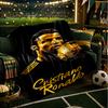 Ronaldo's Real Madrid Legacy Blanket Flannel Throw for Sofa, Indoor, Camping, Living Room, Office, Chair, And Bed Soft Birthday Gift