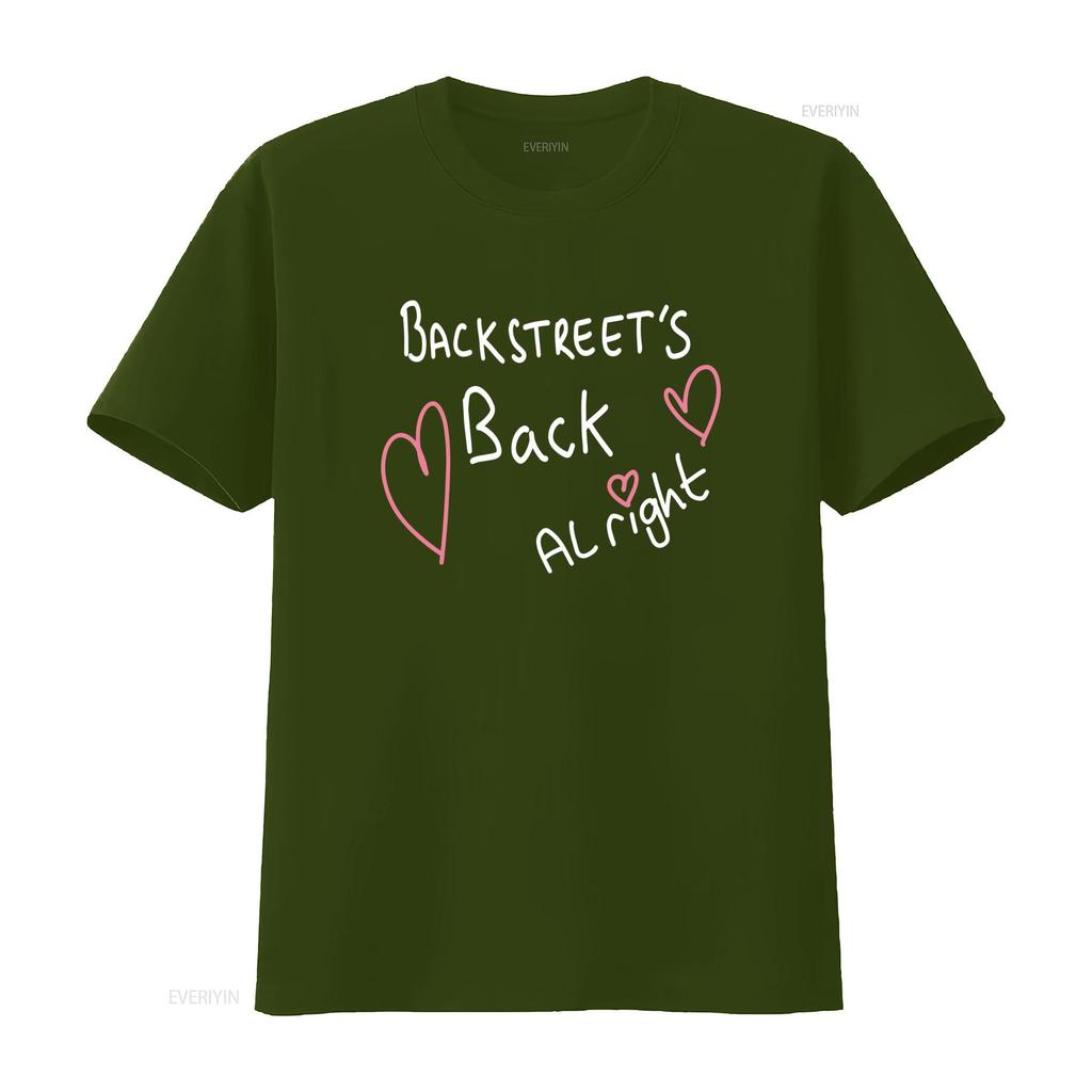 BackstreetS Back Alright T Shirt Backstreet Boys Uk Tour 2024 Fashion Vintage Washed Fashion Unisex Versatile Stretched Homme