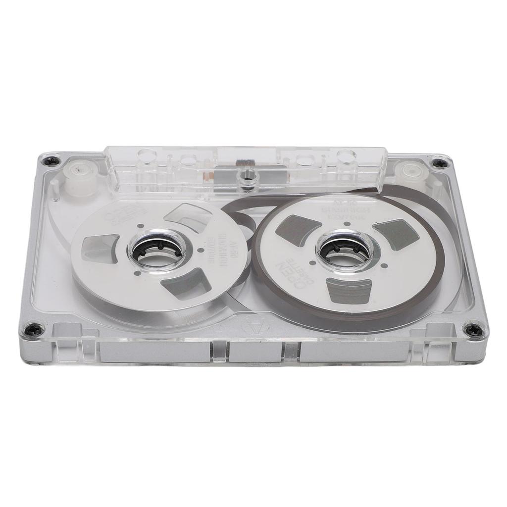 Reel To Reel Blank Sound Cassette Tape   Homemade 55 Minutes Aluminum Empty Cassette Tape for Music Recording