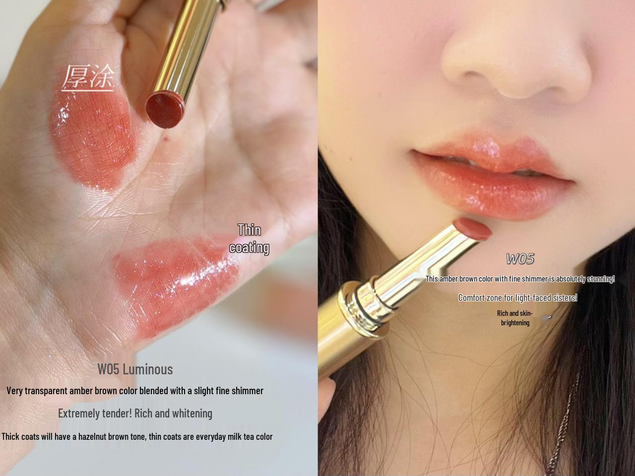 

Enlunsy Long-lasting Bright Lip Glaze - Mirror Water Gloss, Matte, Stain-Resistant, In Stock