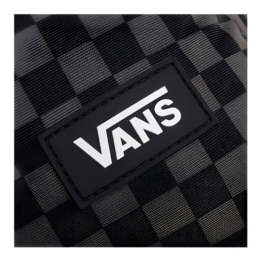 Vans Large Capacity Travel Commuter Polyester Backpack Regular Women backpack Black Checkered VN000GP1DWU