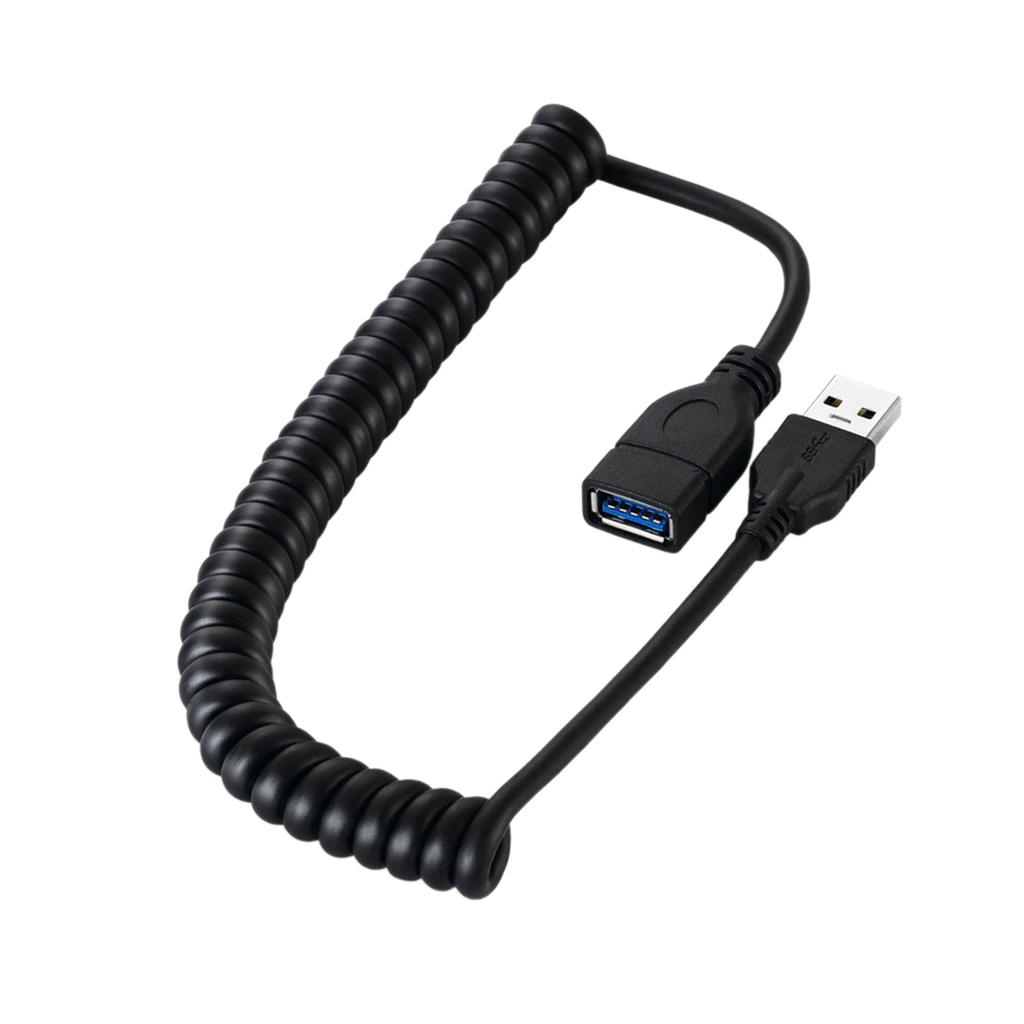 Spirals USB 3.0 Extension Cable Male to Female Cable Supports Data Transfer and Charging