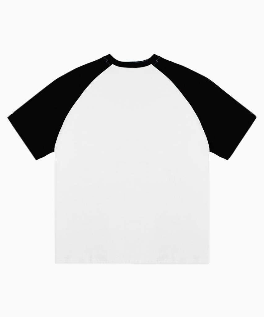 SAINTPAIN Sp Saint Pattern Heavyweight Raglan Short Sleeve Tee White