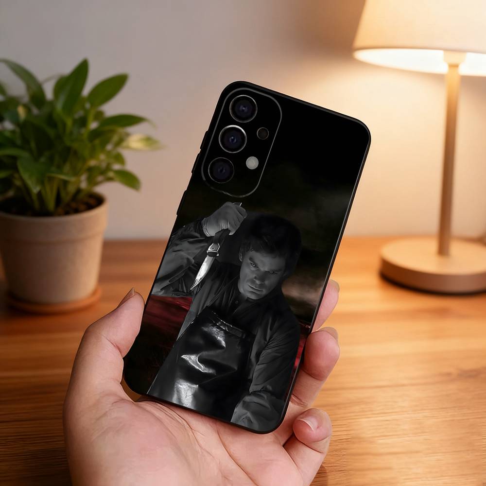 D-Dexter Morgan Phone Case For Samsung S25,S24,S21,S22,S23,S30,Ultra,S20,Plus,Fe,Lite,5G Black Cover