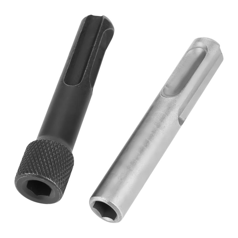 5pcs SDS Plus SDS Plus Socket Adapter Hexagonal Extension Adapter  For Drilling Machine