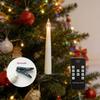 LED Christmas Candle Clip Lights - Festive Decorative Atmosphere Lighting