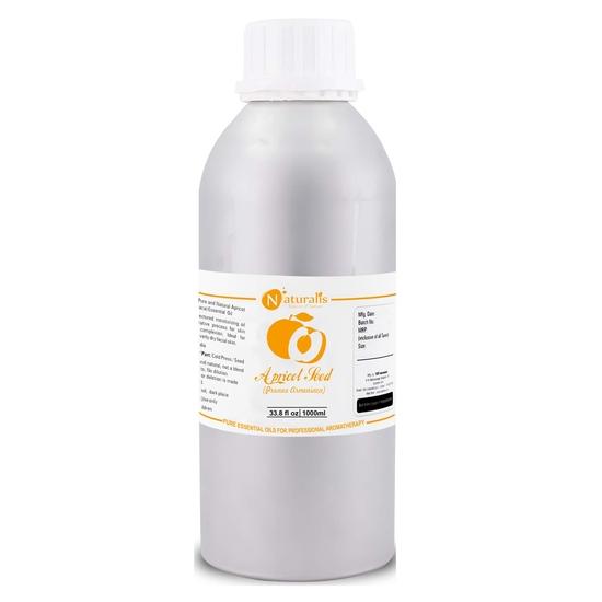 

Naturalis Essence of Nature Cold Pressed Undiluted Apricot Oil for Hair, Face & Body Massage - 1000ml 1000ml