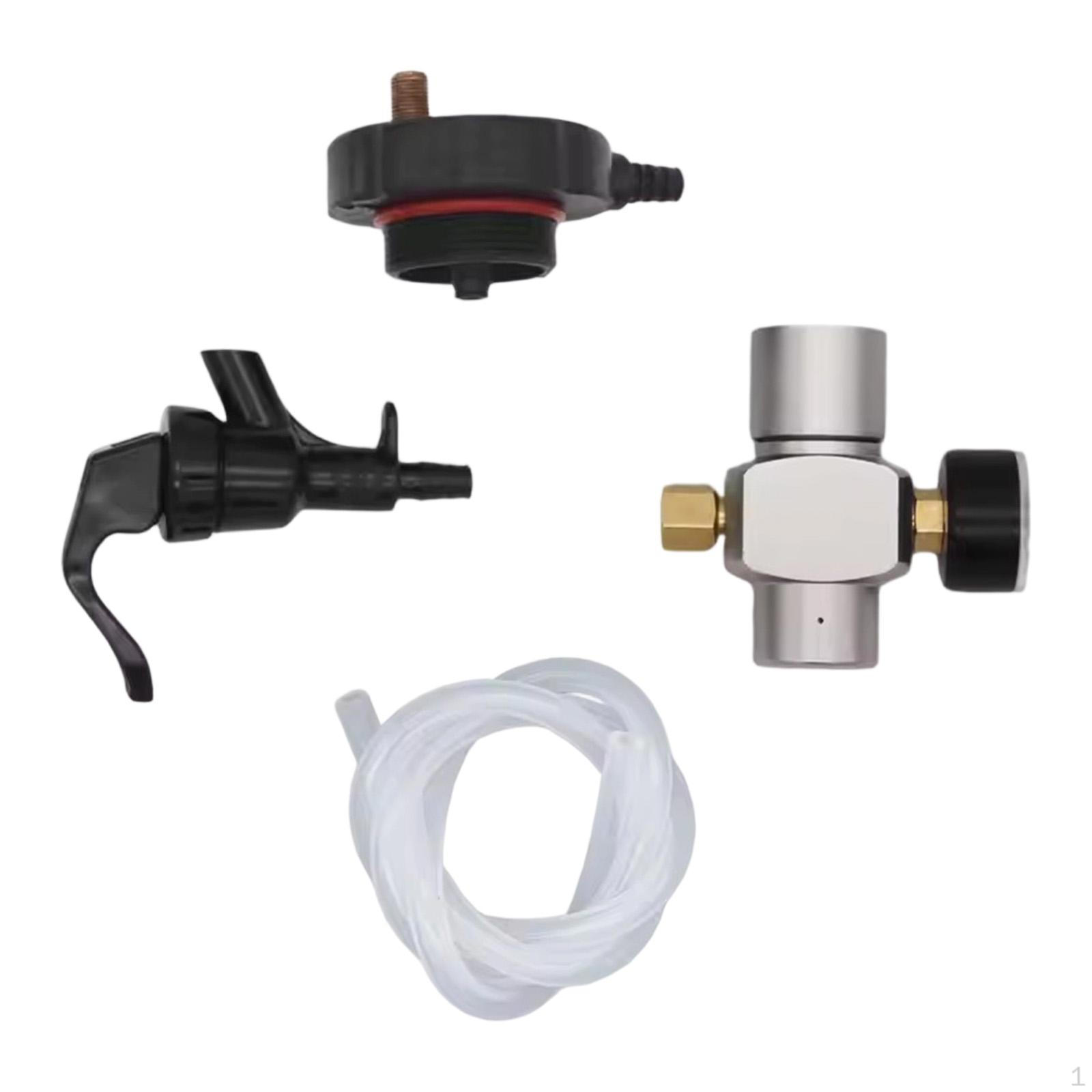 

Mini Keg Dispenser Kit Beer Line Assembly,Kegging Dispenser,with Picnic Tap CO2 Regulator for