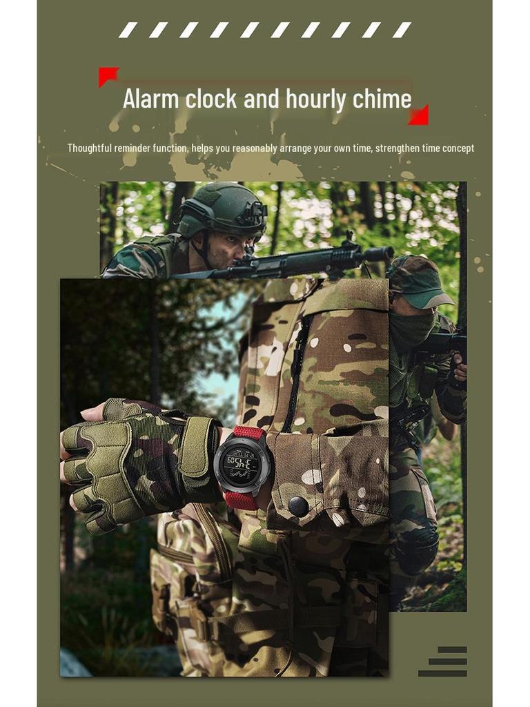 Sanda Multifunctional Digital Watch: Single Display, Alarm, Large Dial, Waterproof Sports Watch for Students.