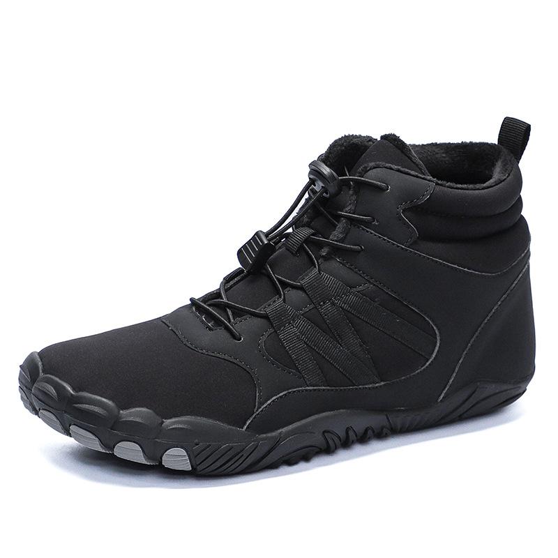 High-top Outdoor Hiking Cotton Shoes Waterproof, Cold-proof and Non-slip Wear-resistant Velvet Warm Snow Boots