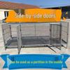 Extra Large Reinforced Chicken Coop with Anti-Weasel/Rat Wire Mesh for Poultry and Small Animals