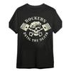 Men's  50s Rock Abilly Motorcycle T-Shirt - Heavy Metal Graphic T-Shirt with Skull and Motorcycle Design, Breathable Summer Fabric, Loose Fit Casual