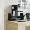 Desk Organizer Black 49 X 20 X 52.5 Cm Engineered Wood