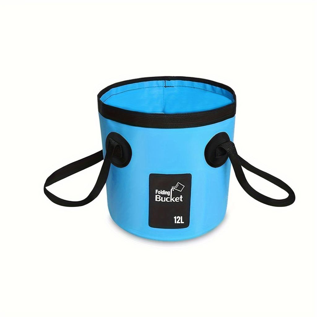 12L Super Lightweight Foldable Water Bucket Ultimate Camping Hiking Fishing Companion Durable Compact Versatile for Washing Need