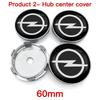 Calotas Centrais para Rodas de Carro Capas para Aro de Pneu Tapacubos Enjoliveur Peças de Roda 4 Peças 60mm Para Opel Astra Insignia Astra Corsa Zafira