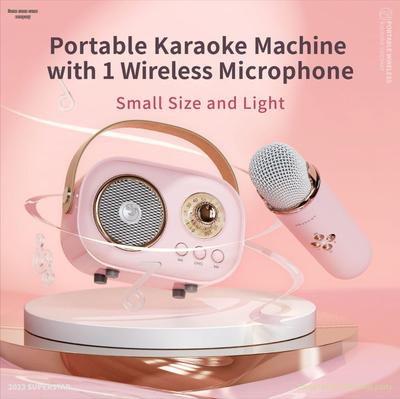 Kabelloses Mikrofon & Lautsprecher-Kombination für Kinder: Mini-Karaoke - Verwandeln Sie Ihr Zuhause in eine Konzertbühne!