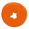 Balle - Gloria - Grand Format - TPR - Orange - 9.5 cm - Pour Gros Chien