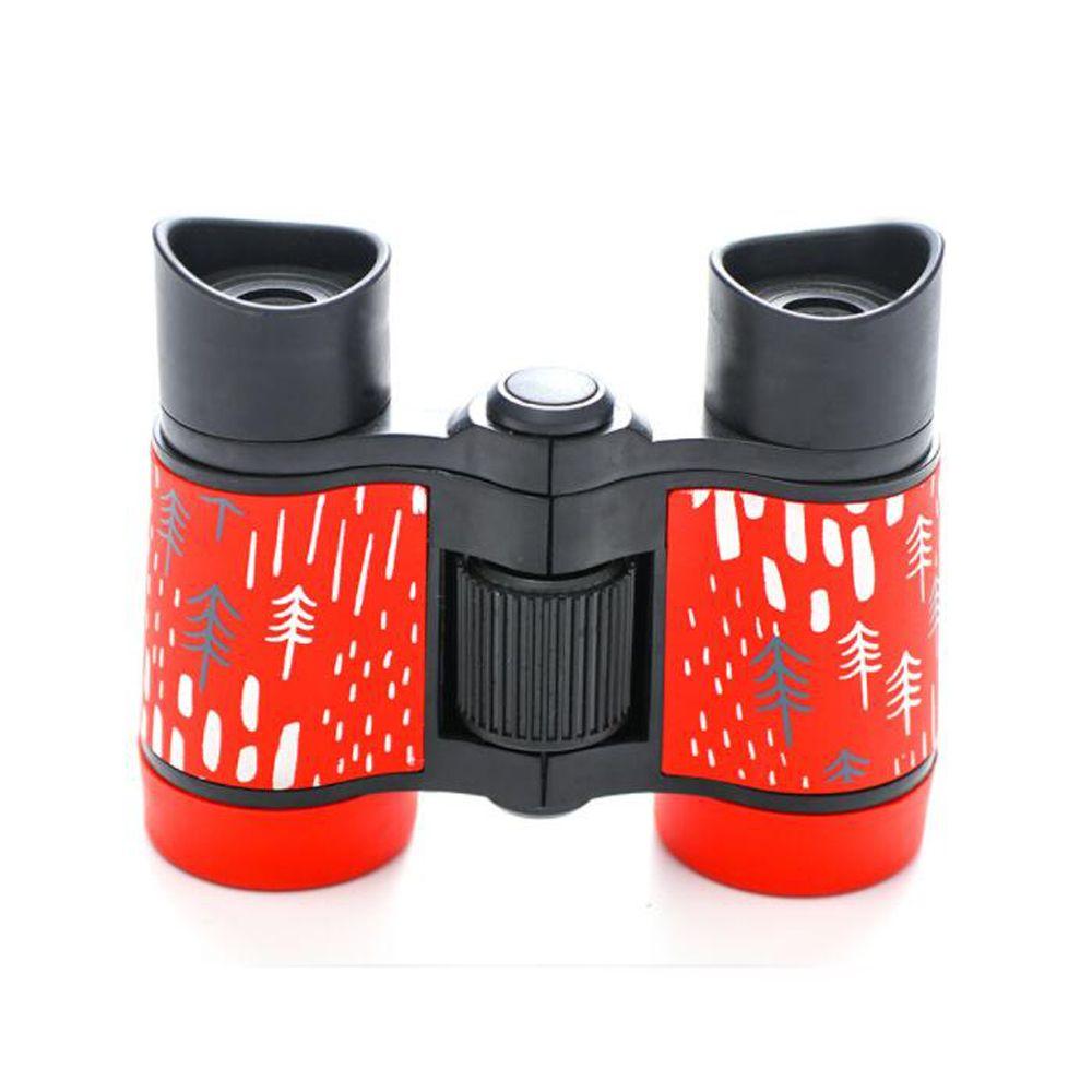 

High Quality 4x30 Gift For Kids Binoculars Pocket Rubber Telescope Rubber Telescope For Children червоний