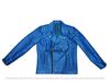 Men's Genuine Soft Lambskin Leather Jacket Blue Handmade Motorcycle Biker Jacket