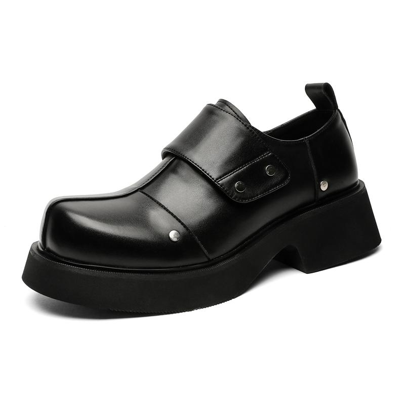 Fashion British style men's leather shoes Height increasing thick bottom Daily work and office Leisure Business 38-46 Luxury shoes