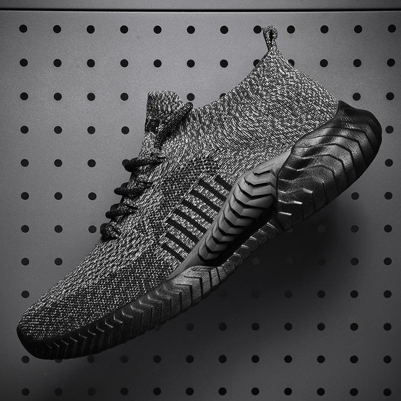 Summer men's shoes casual sports shoes poisonous new shoes men's trendy shoes versatile flying woven mesh shoes men