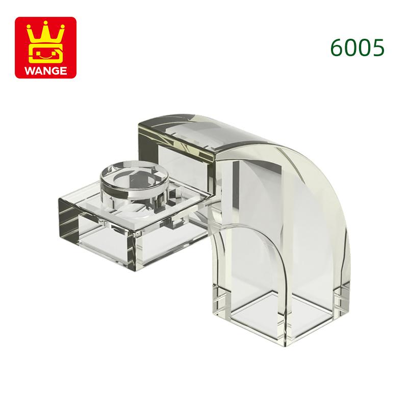 98 Stück/Los 6005 Bogen 1x3x2 Gebogene Oberseite Baustein Moc-Anbauteile Kompatibel mit Ziegel Kinder Spielzeug Geschenkbox
