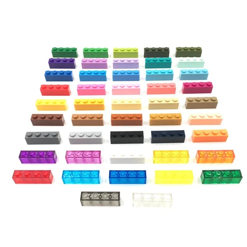 Non-Toxic 40Pcs Moc Assemble Particles 3010 3066 1X4 Bricks Dots Thick 1*4 Building Blocks Diy Educational Creative Toy For Kids