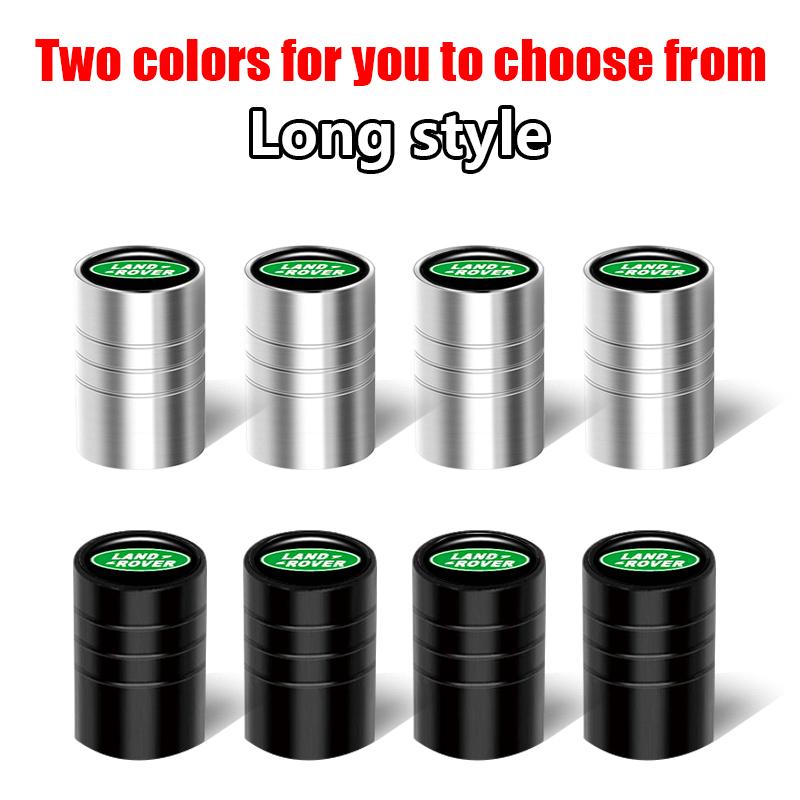 4Pcs Premium Metal Car Wheel Tire Valve Caps Dust Covers For Land Rover Range Rover Evoque Velar Discovery SVR L322 Accessories XS3