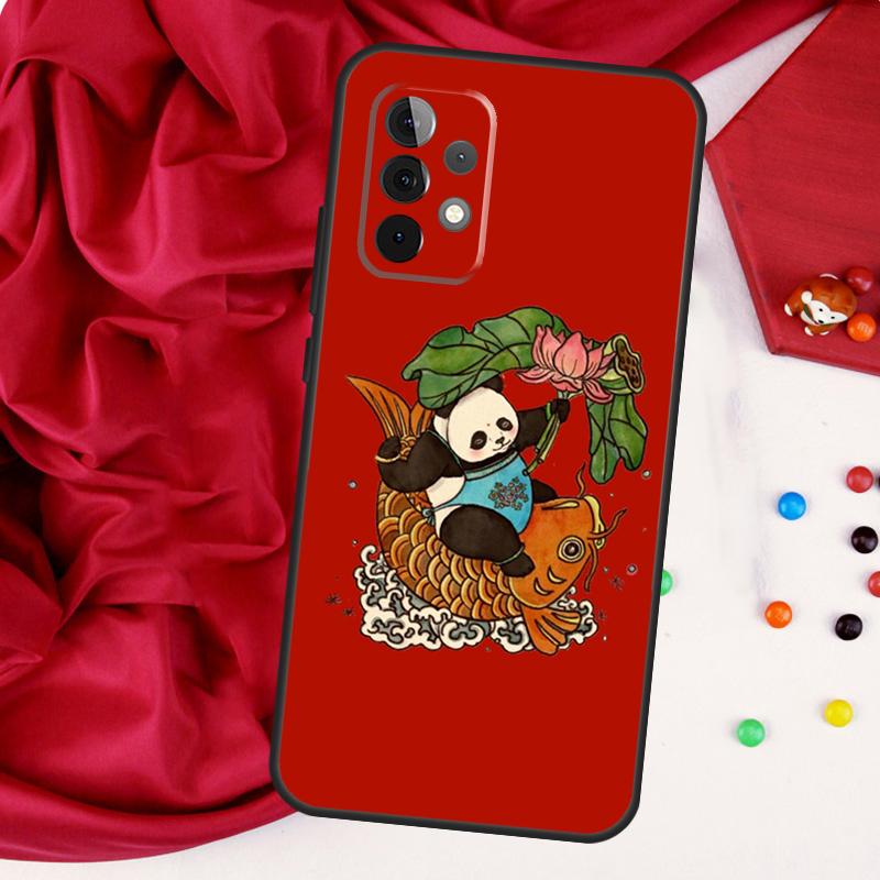 Koi Carp Fish Yin Yang For Samsung Galaxy A15 A55 A53 A33 A35 A22 A32 A52 A54 A34 A14 A56 A36 A26 A16 A05 A06 Case