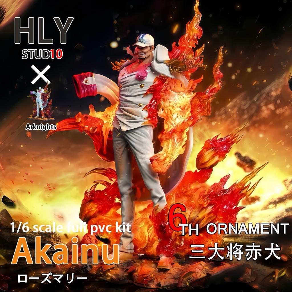 One Piece LZ Akainu Run Fist Figura de Anime Can be Glowing move PVC 11.81Inch/30cm Combat Mode Collect Mode ornament Toys Gift