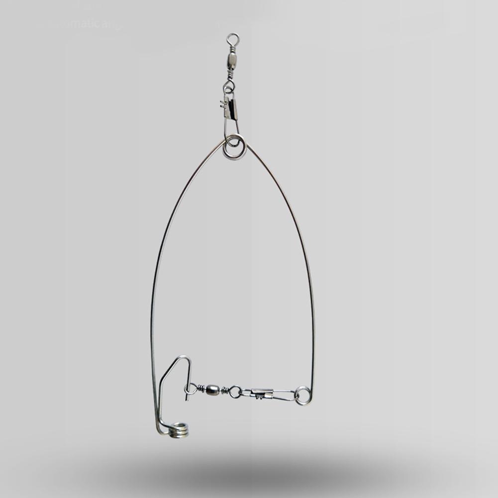 1pc Automatic Fishing Device Smart Steel Trigger Hook Spring Fishing Bite Automatically Catch H R6S9