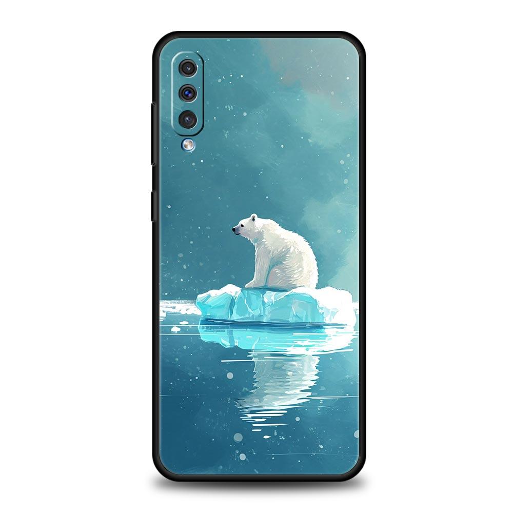 Polar Bear Phone Case For Samsung A56 A36 A26 A54 A52 A24 A14 A50 A72 A70 A06 A12 A22 A34 A42 A32 A04s A16 5G Cover